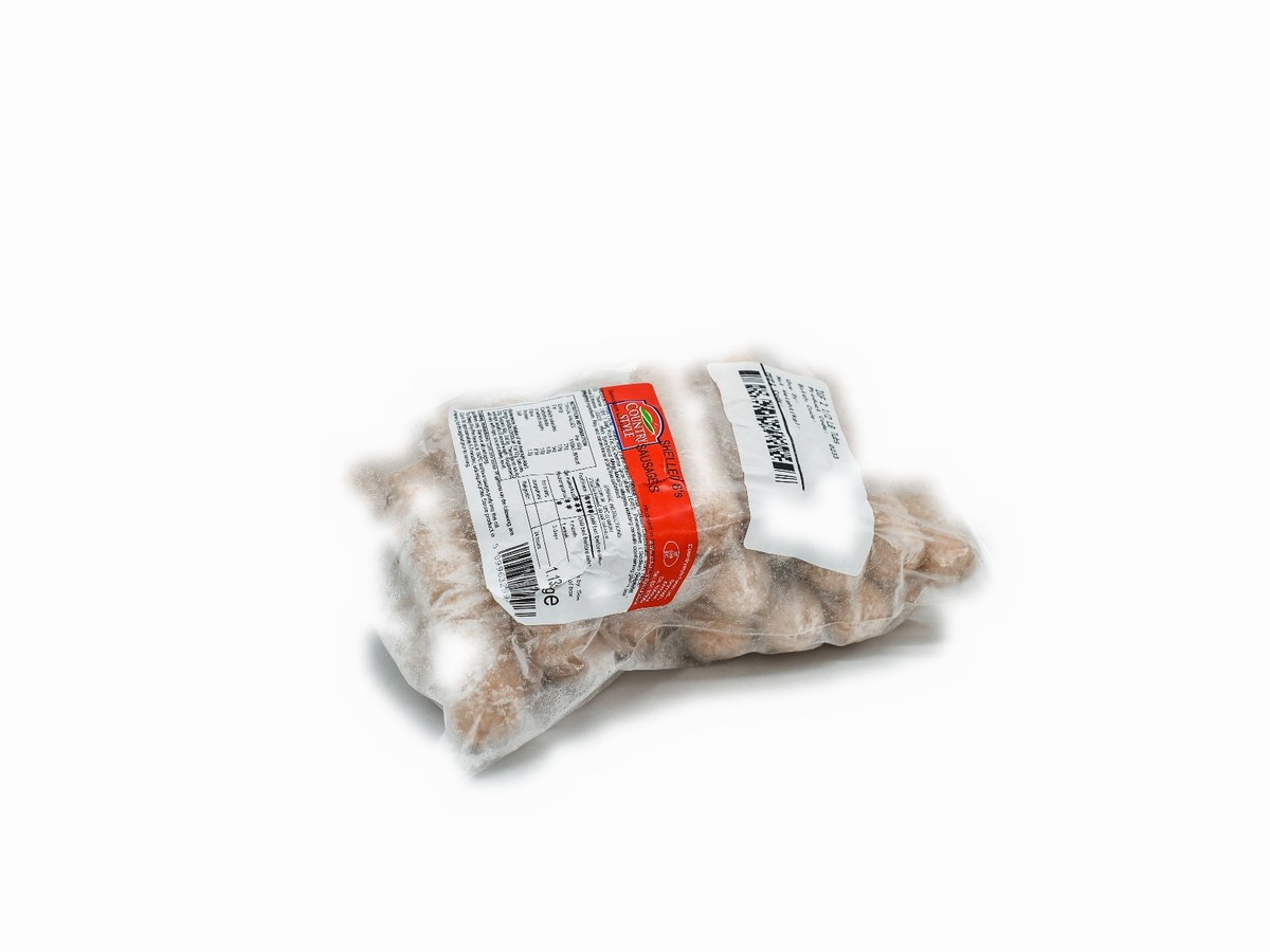 A pack of Countrystyle cocktail sausages