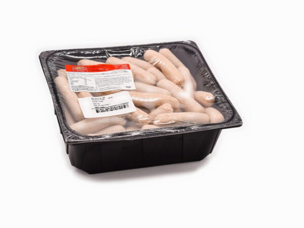A tray of Country Style pork sausages