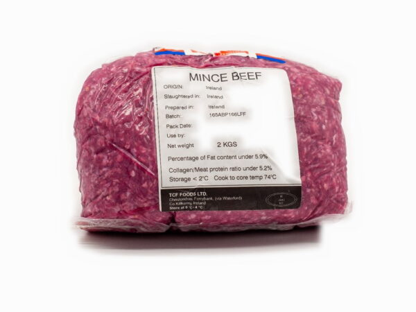 A pack of minced beef